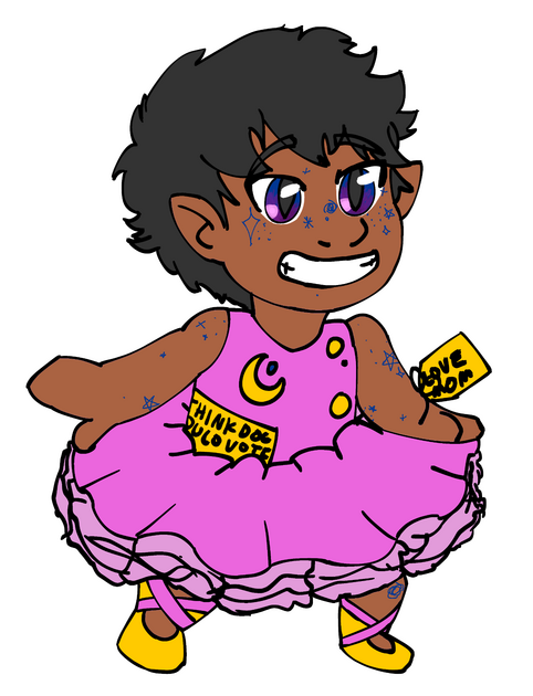Tutu Kid, Toonkind, Colored Reference